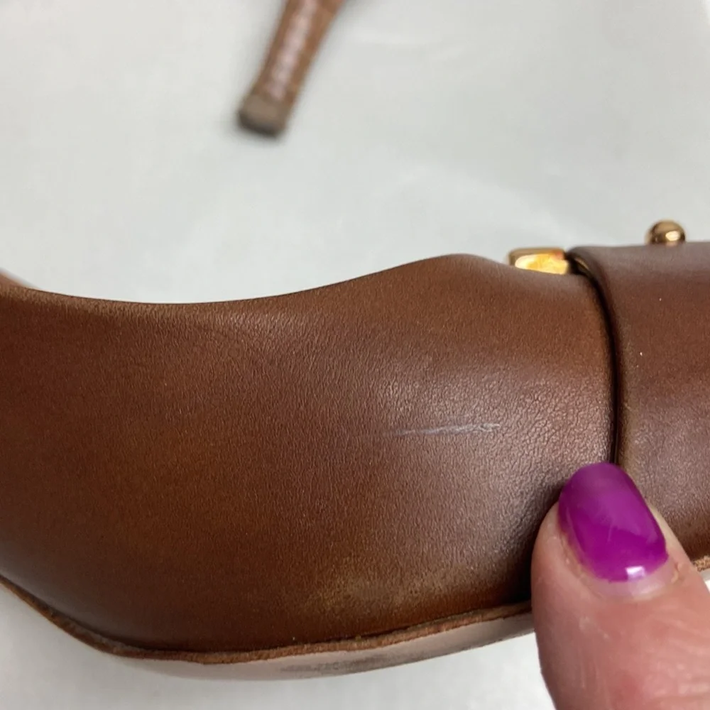 Salvatore Ferragamo horse bit like buckle shoes size 7 - Picture 8 of 9